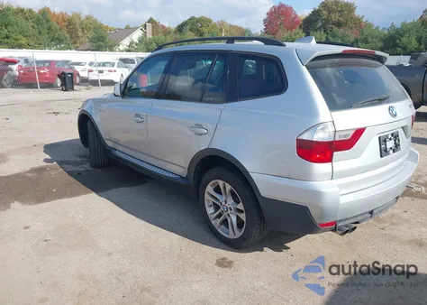 2008 BMW X3 3.0Si из США, поврежденный, VIN WBXPC93488WJ07074